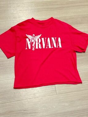 Nirvana Pink Graphic Tee